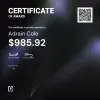 Adrain, $985.92 Payout Certificate