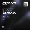 Noah, $2,780.20 Payout Certificate