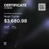 Noah, $3,680.98 Payout Certificate