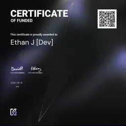 Ethan Funded Certificate