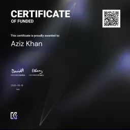 Aziz Funded Certificate